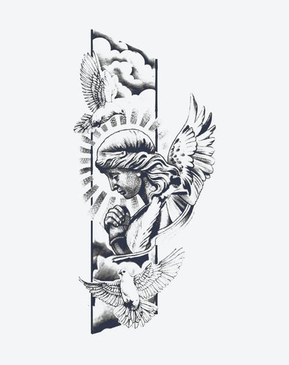 Athena and the dove of peace