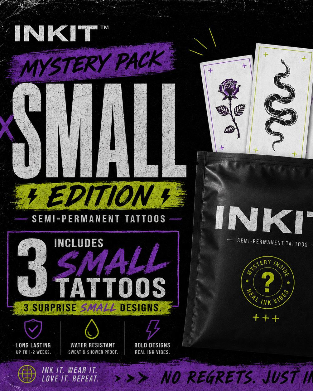 3 Small Tattoo Mystery Pack