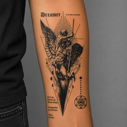 Modern Geometric Art and Ares, the God of War